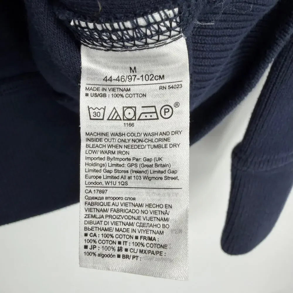 Banana Republic Sweater Men’s Medium Navy Fisherman Turtleneck‎ Outdoor Nautical